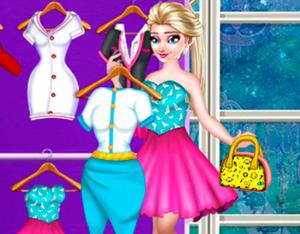 play Elsa Closet Dressup