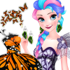 play Enjoy Elsa Butterfly Queen