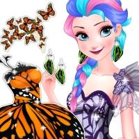 play Elsa Butterfly Queen
