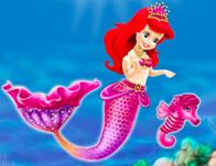 play Baby Mermaid Princess Dress Up