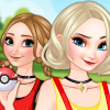 play Enjoy Frozen Sisters Pokemon