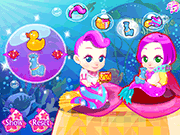play Mermaid Gives Birth Twins
