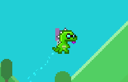 play Super Jetpack Lizard