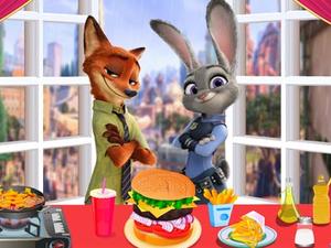 play Zootropolis Burger Cooking