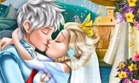 Ice Queen Wedding Kiss