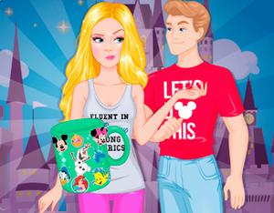 Barbie Vs Ken Disneyland Challenge