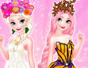 play Elsa Butterfly Queen