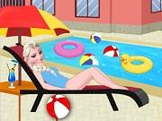 play Elsa Pool Party Deco
