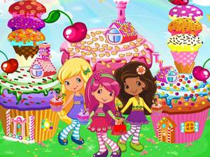 play Strawberry Gingerbread Magic Land