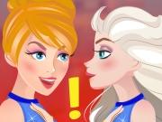 play Barbie And Elsa Bridesmaids Rivals