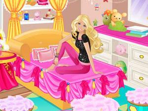 play Barbie Bed Room Decor