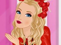 play Barbie Lady In Red