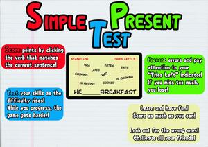 play Simple Present Test