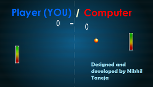 play Pong With Computer (Air Hockey)