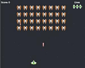 play Space Invaders - Test