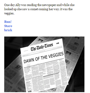 play Chicktech Game Jam: Dawn Of The Veggies