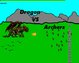 play Dragon Vs Archers