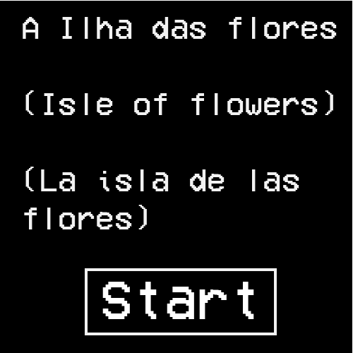 A Ilha Das Flores