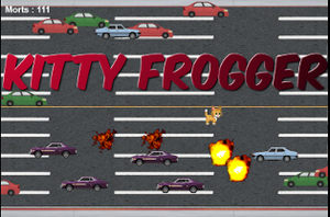play Kitty Frogger