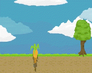 play Uprooted - A Carrot Simulator!