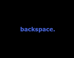 play Backspaces
