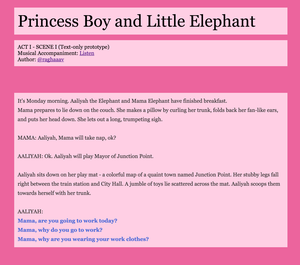 play Princess Boy And Little Elephant