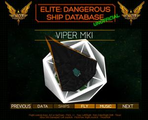 play Elite Dangerous - Ship Database