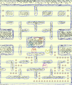 play The Paper Arcade: Pacman