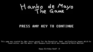 play Hanko De Mayo: The Game