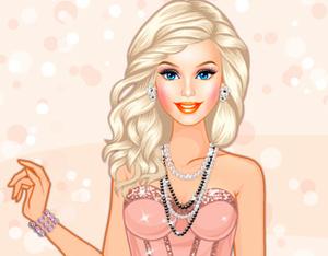 play Barbie Pretty In Glitter