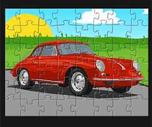 Porsche Cartoon Puzzle