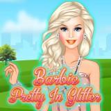 play Barbie Pretty In Glitter