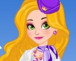 Stewardess Rapunzel game