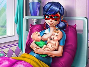 play Ladybug Twins Birth