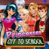 play Princesses Off To School