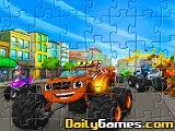 play Blaze And Monster Machines Puzzle