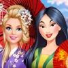 play Barbie Visits Mulan