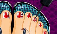 play Beach Sandal Manicure