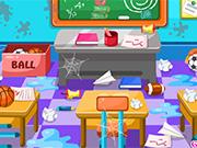 play Classroom Clean Up At School