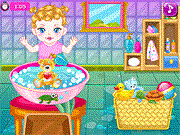 Baby Washing Her Toys Game