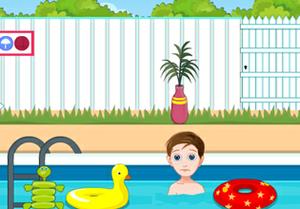 play Little Johny 3 – Swimming Pool Escape