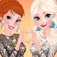 play Anna And Elsa Girls Night Out