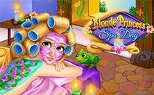 play Blonde Princess Spa Day