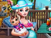 play Pregnant Eliza Pool Fun