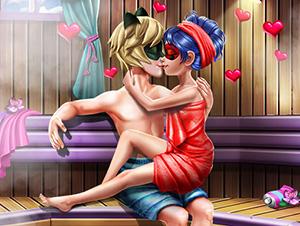 play Ladybug Sauna Flirting