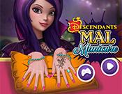 play Descendants Mal Manicure