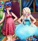 Ladybug And Elsa Pregnant Wardrobe