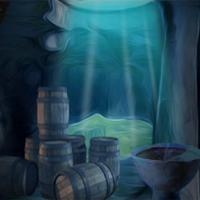 play Blue Treasury Cave Escape