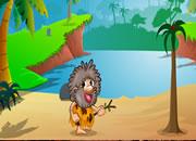 play Hungry Cave Man Escape Ii