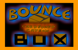 play Cardboard Catbox Bounce Box